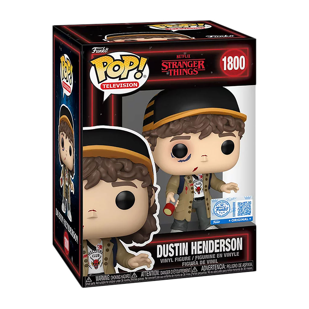 Produktbild Stranger Things - Dustin (Battle Damaged) Funko Pop Figur