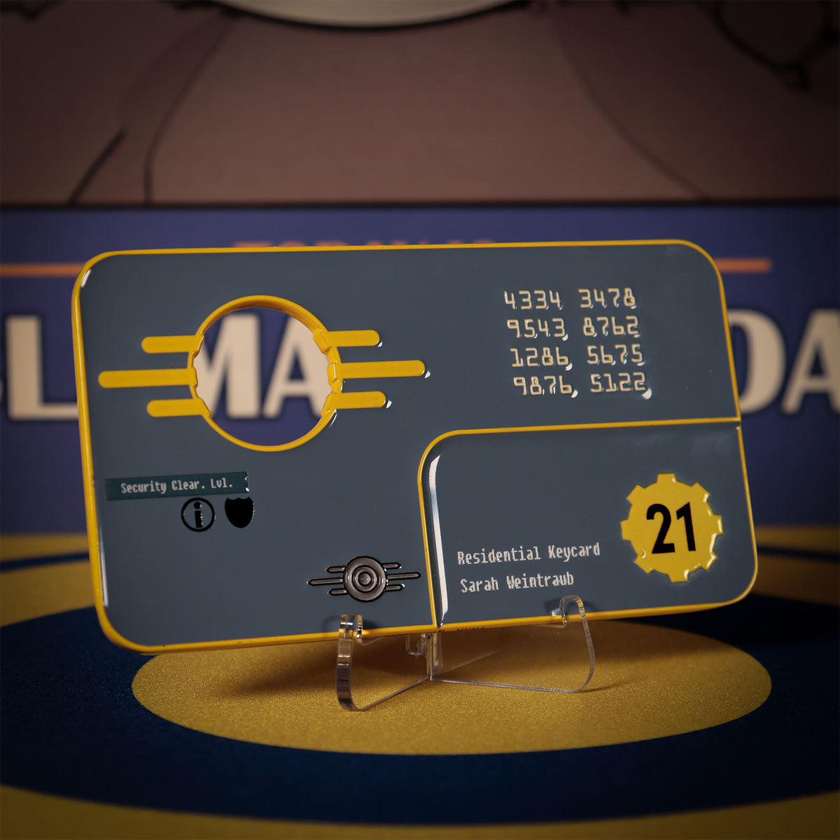 Produktbild Fallout: New Vegas - Vault 21 Security Keycard Replik Limited Edition