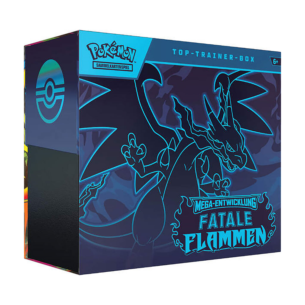 Produktbild Pokemon - Fatale Flammen Mega-Entwicklung Top-Trainer-Box deutsche Version