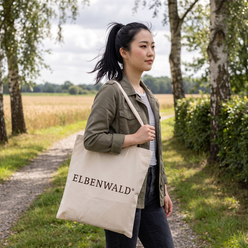 Produktbild Elbenwald Premium Jutebeutel groß