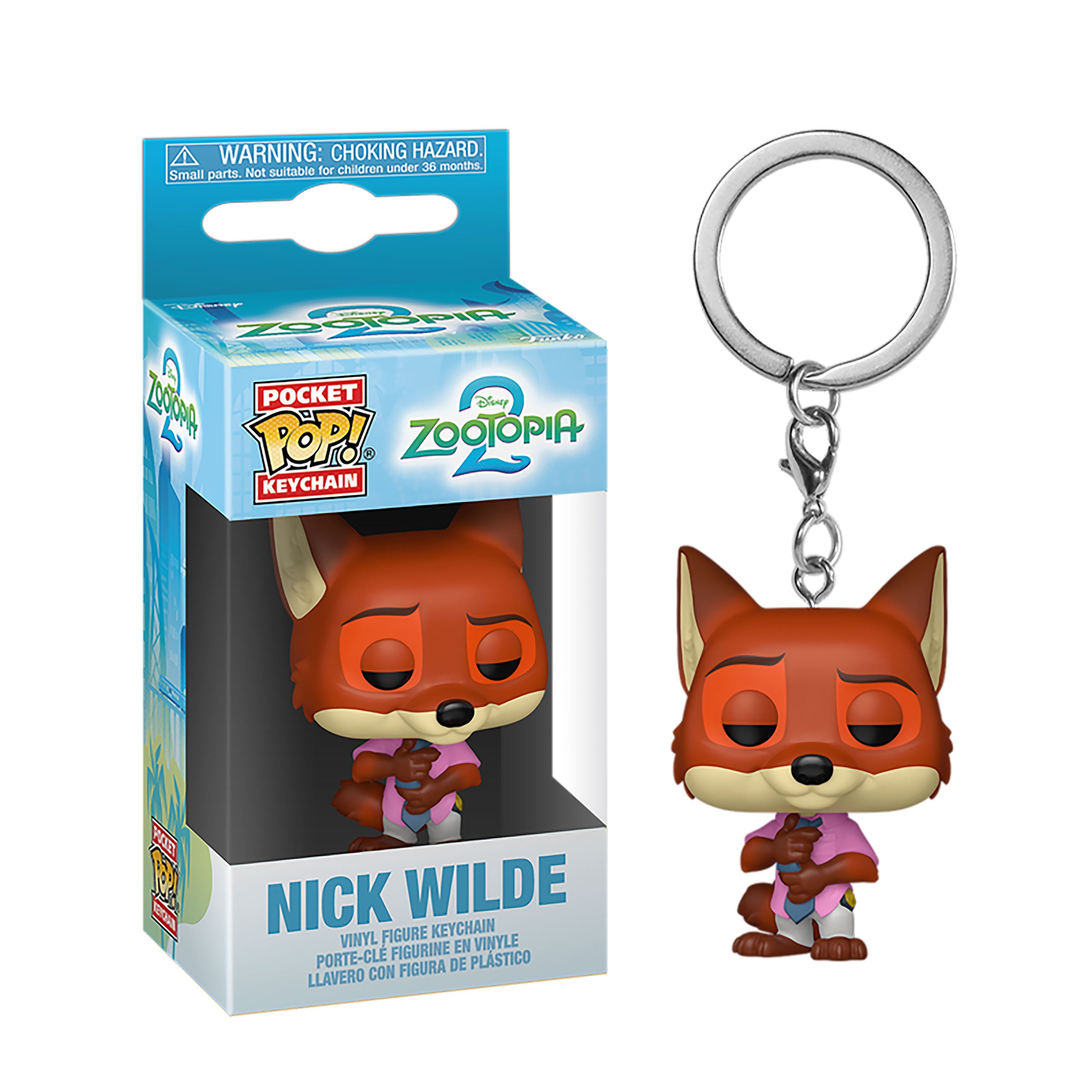 Produktbild Zootopia - Nick Wilde Funko Pop Schlüsselanhänger