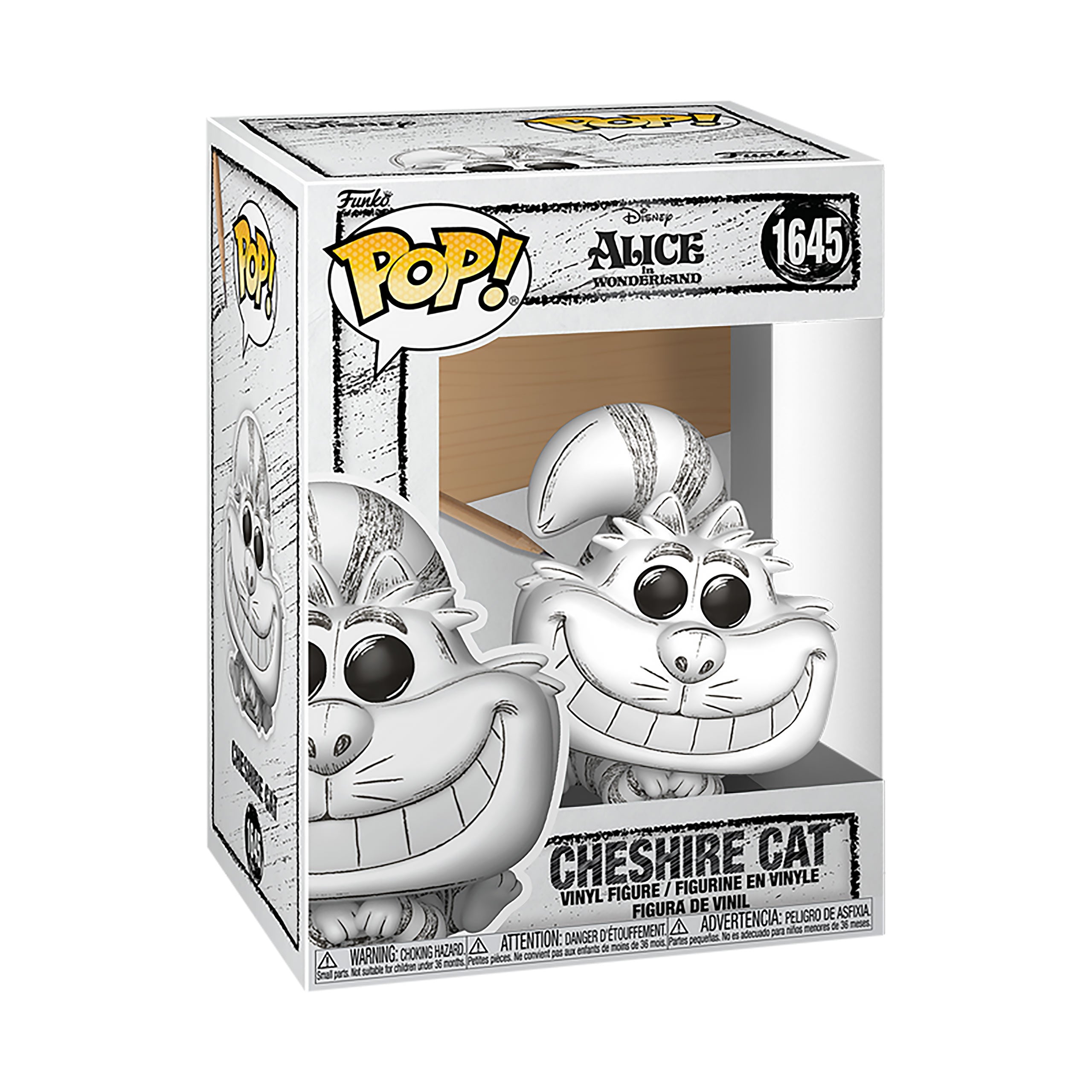 Produktbild Alice im Wunderland - Grinsekatze Sketched Funko Pop Figur