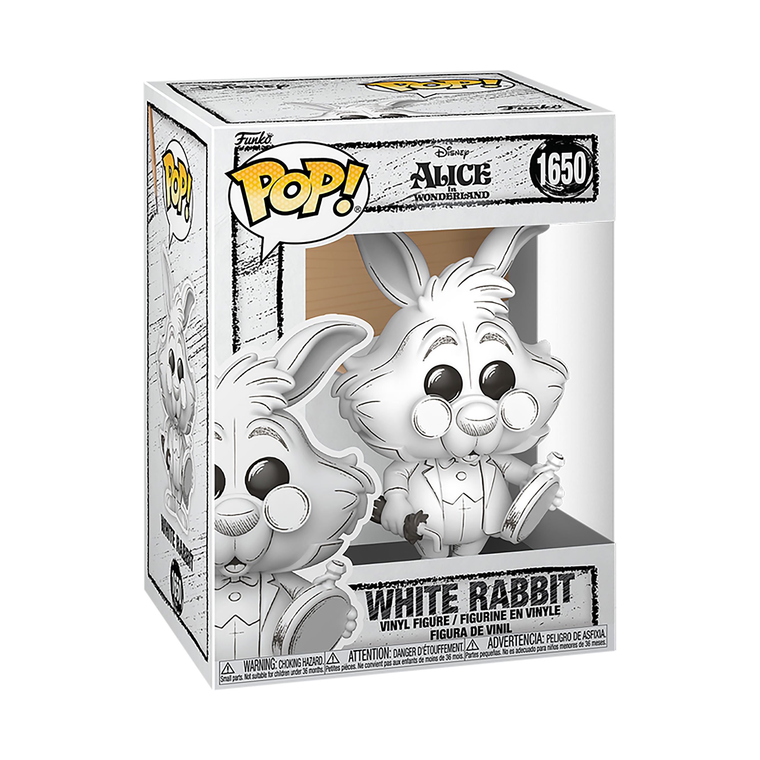 Produktbild Alice im Wunderland - Weißer Hase Sketched Funko Pop Figur