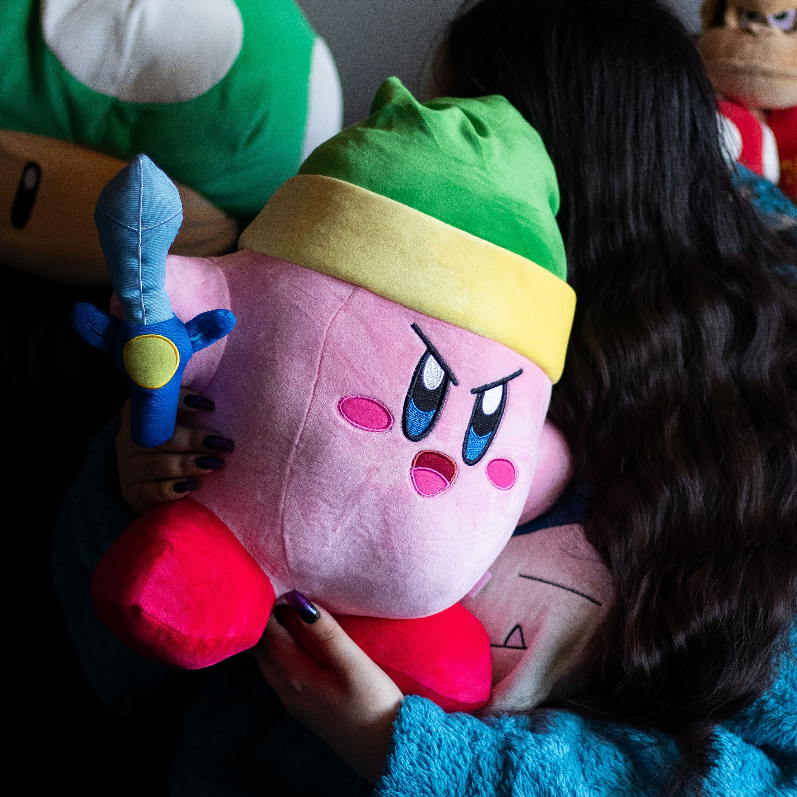 Produktbild Kirby mit Schwert - Plüsch Figur