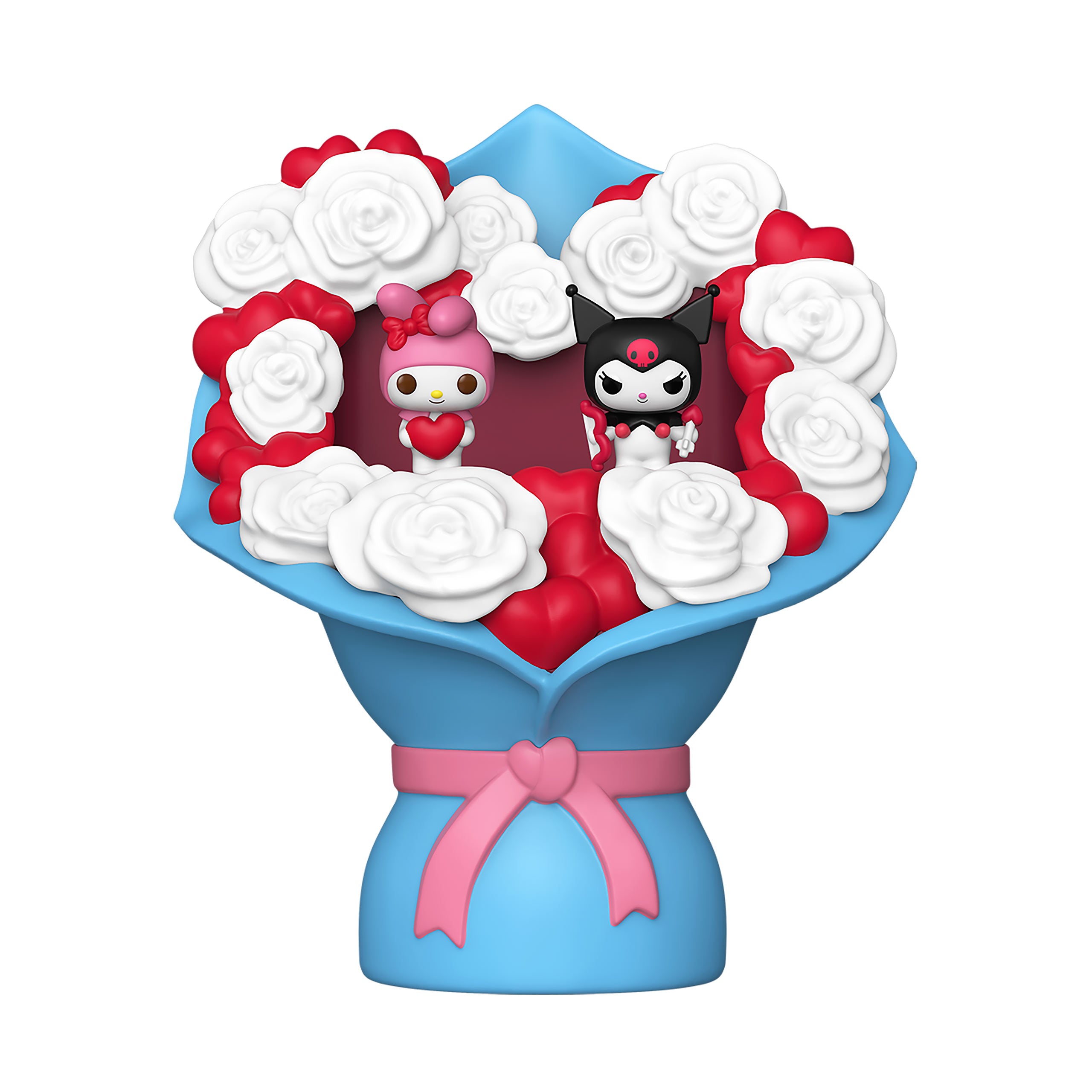 Produktbild Hello Kitty and Friends Kuromi und Hello Kitty Valentines Funko Bitty Pop Bouquet - Sanrio