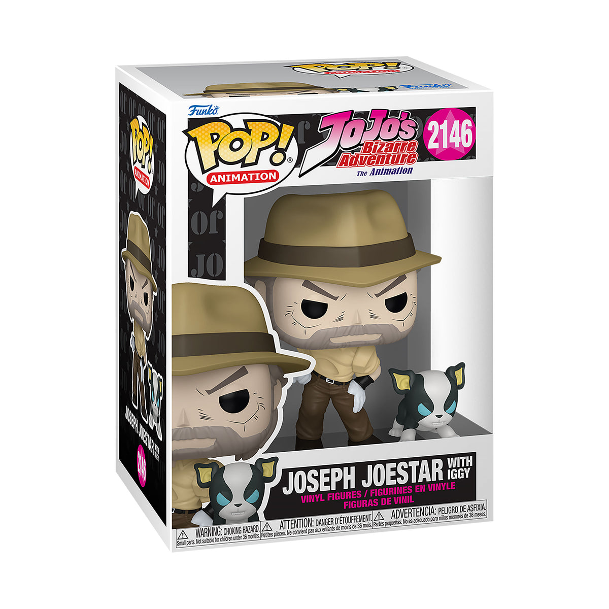 Produktbild JoJo's Bizarre Adventure - Joseph und Iggy Funko Pop Figur