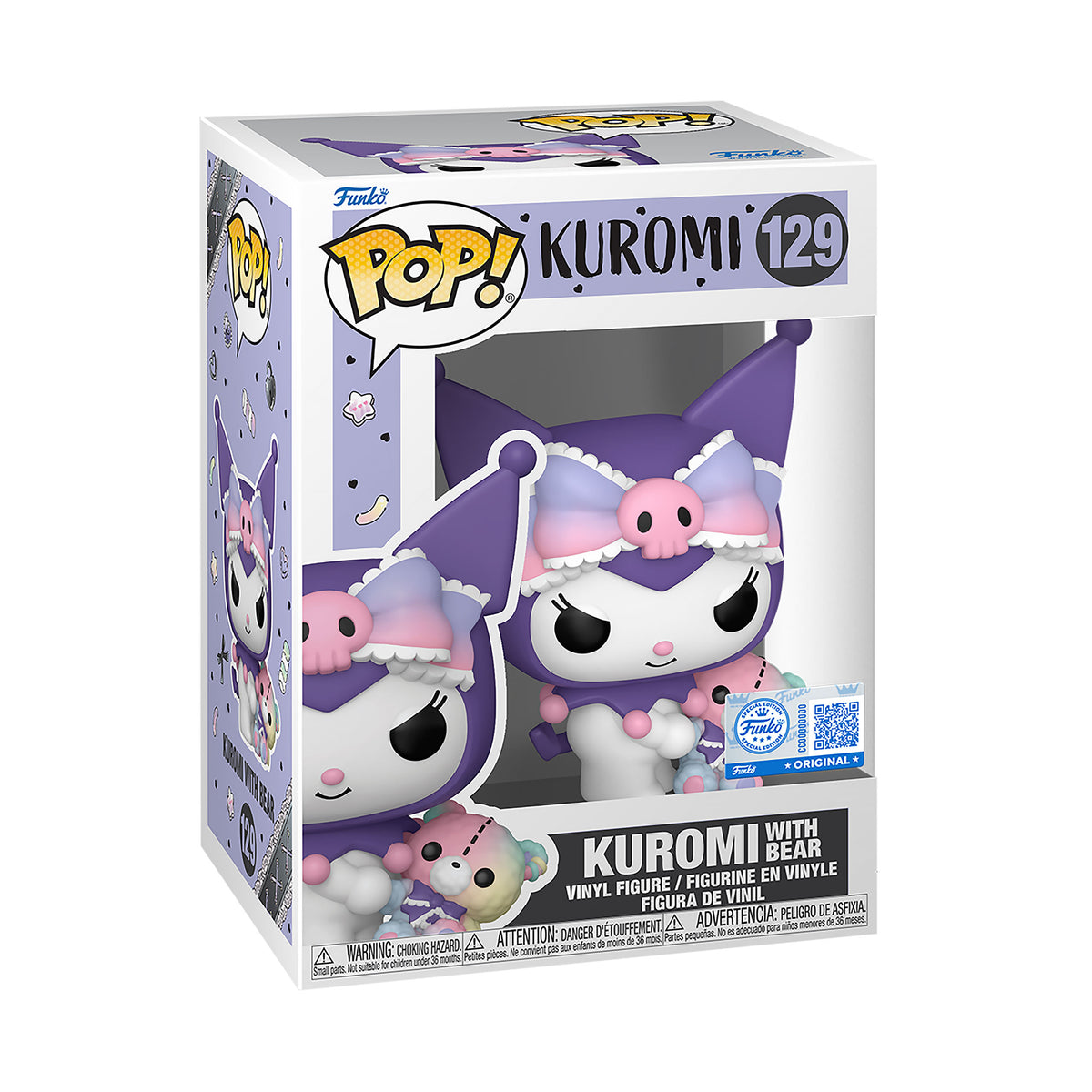 Produktbild Hello Kitty and Friends Kuromi mit Bär Funko Pop Figur - Sanrio