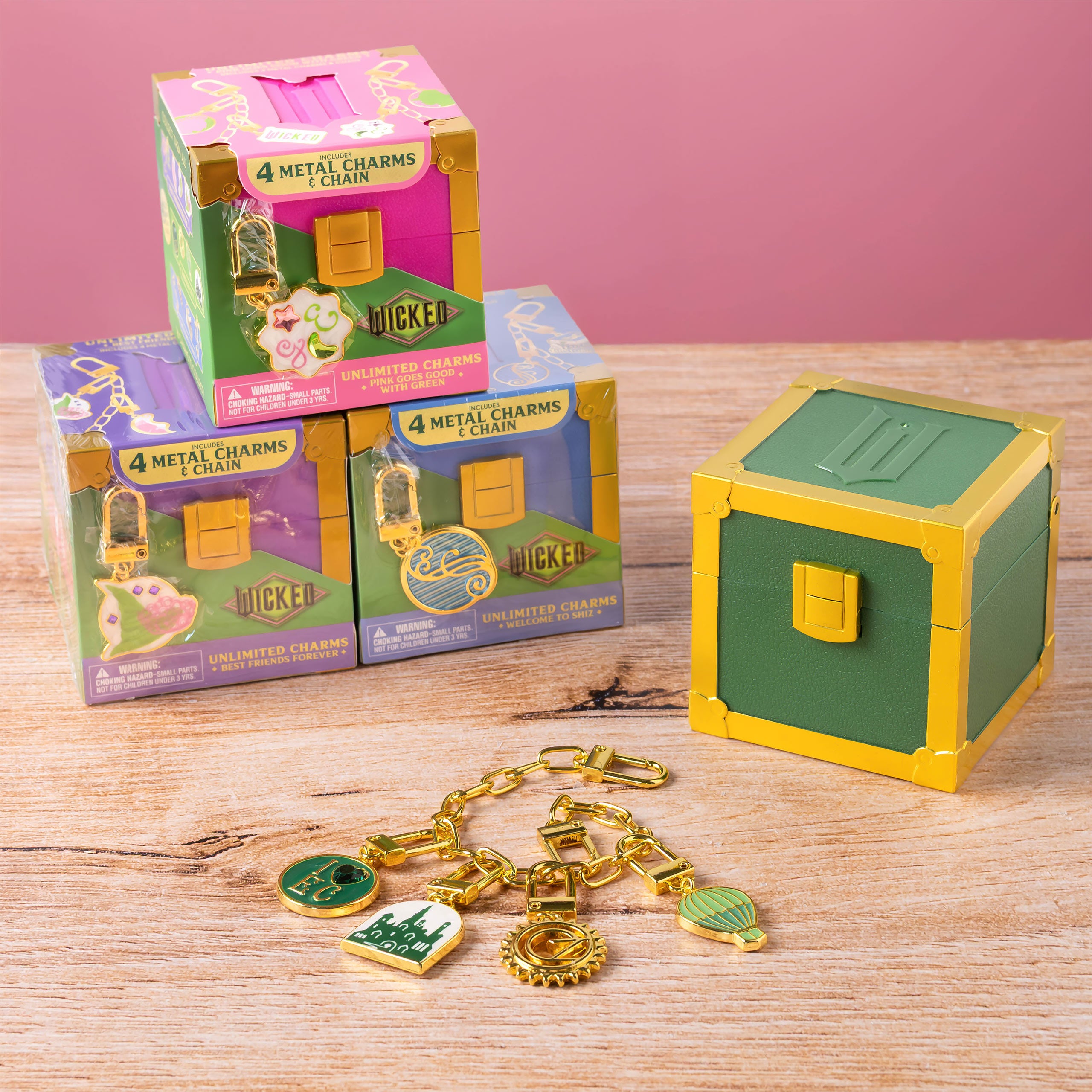 Produktbild Wicked - Emerald City Koffer mit Charm Armband