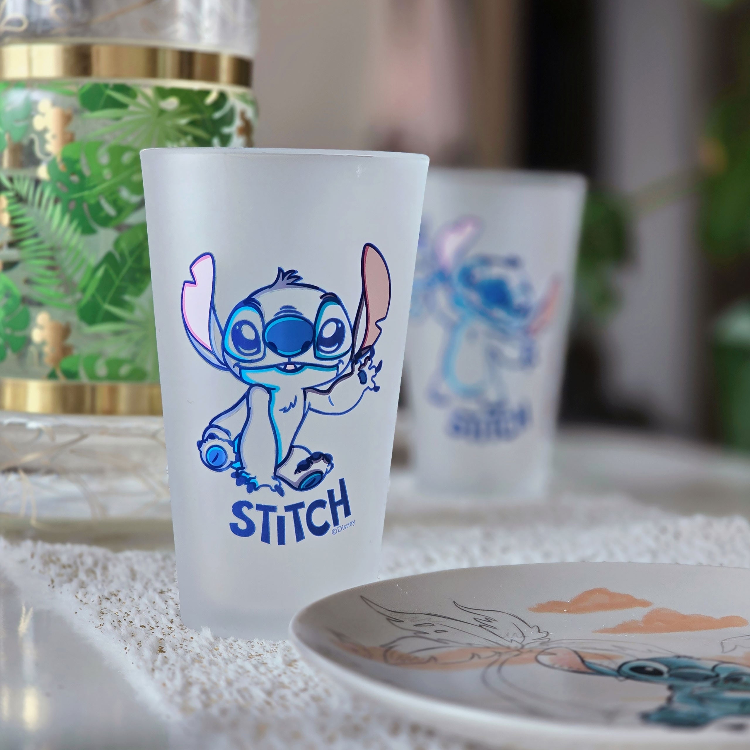 Produktbild Stitch Aloha Gläser 2er Set - Lilo & Stitch