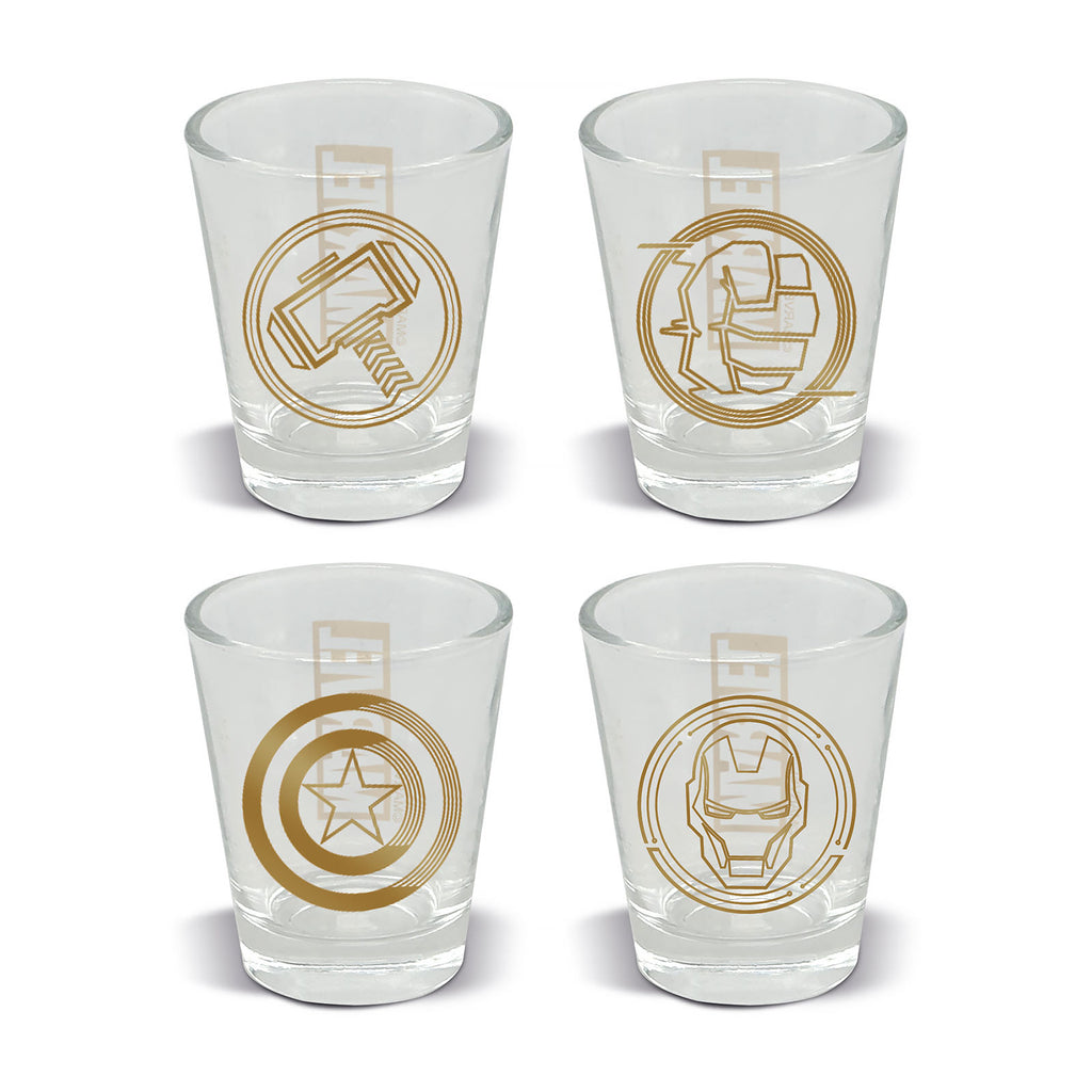 Produktbild Marvel - Symbols Gläser 4er Set