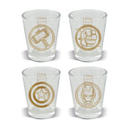 Produktbild Marvel - Symbols Gläser 4er Set