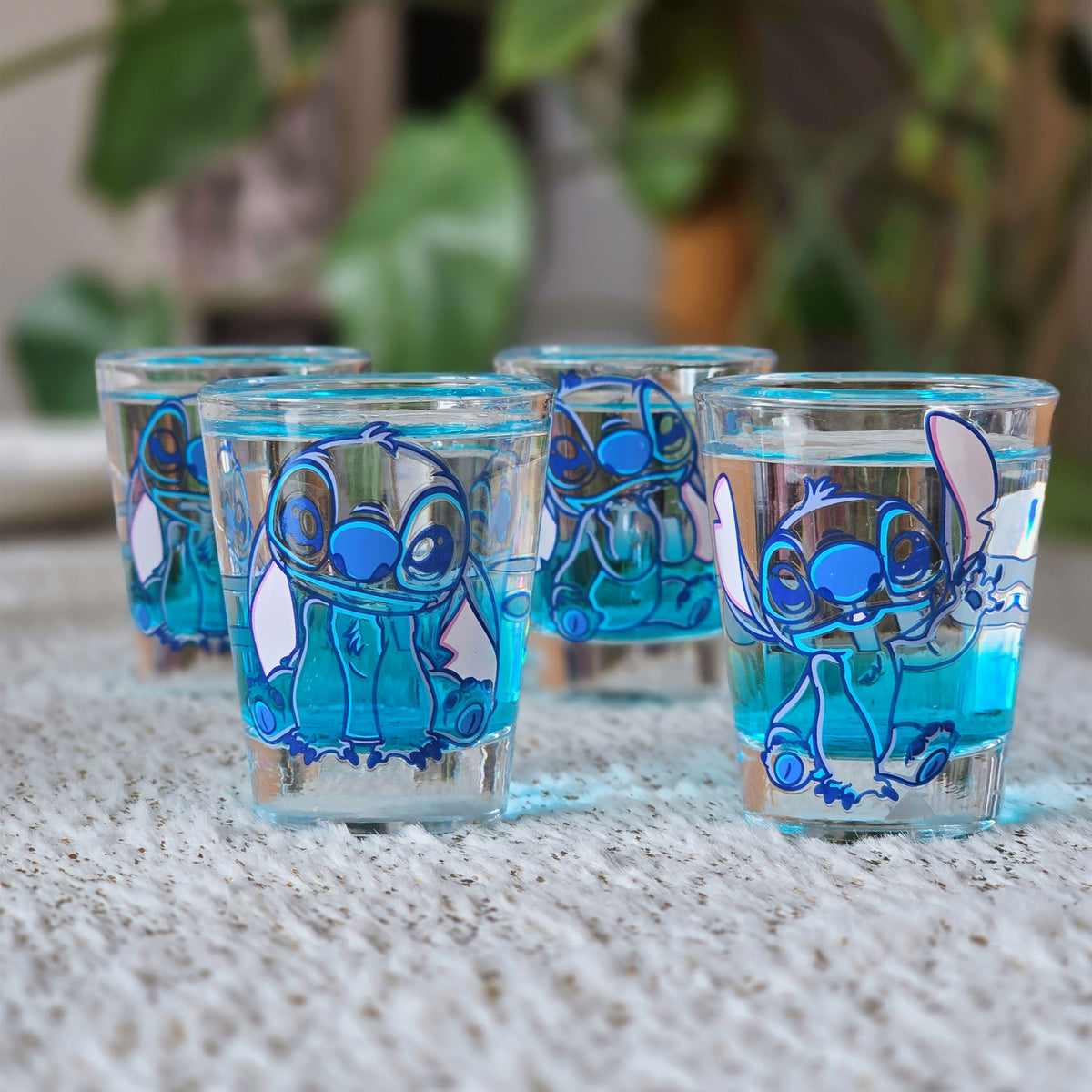 Produktbild Stitch Aloha Gläser 4er Set - Lilo & Stitch