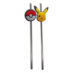 Produktbild Pokemon - Pikachu und Pokeball Strohhalme 2er Set