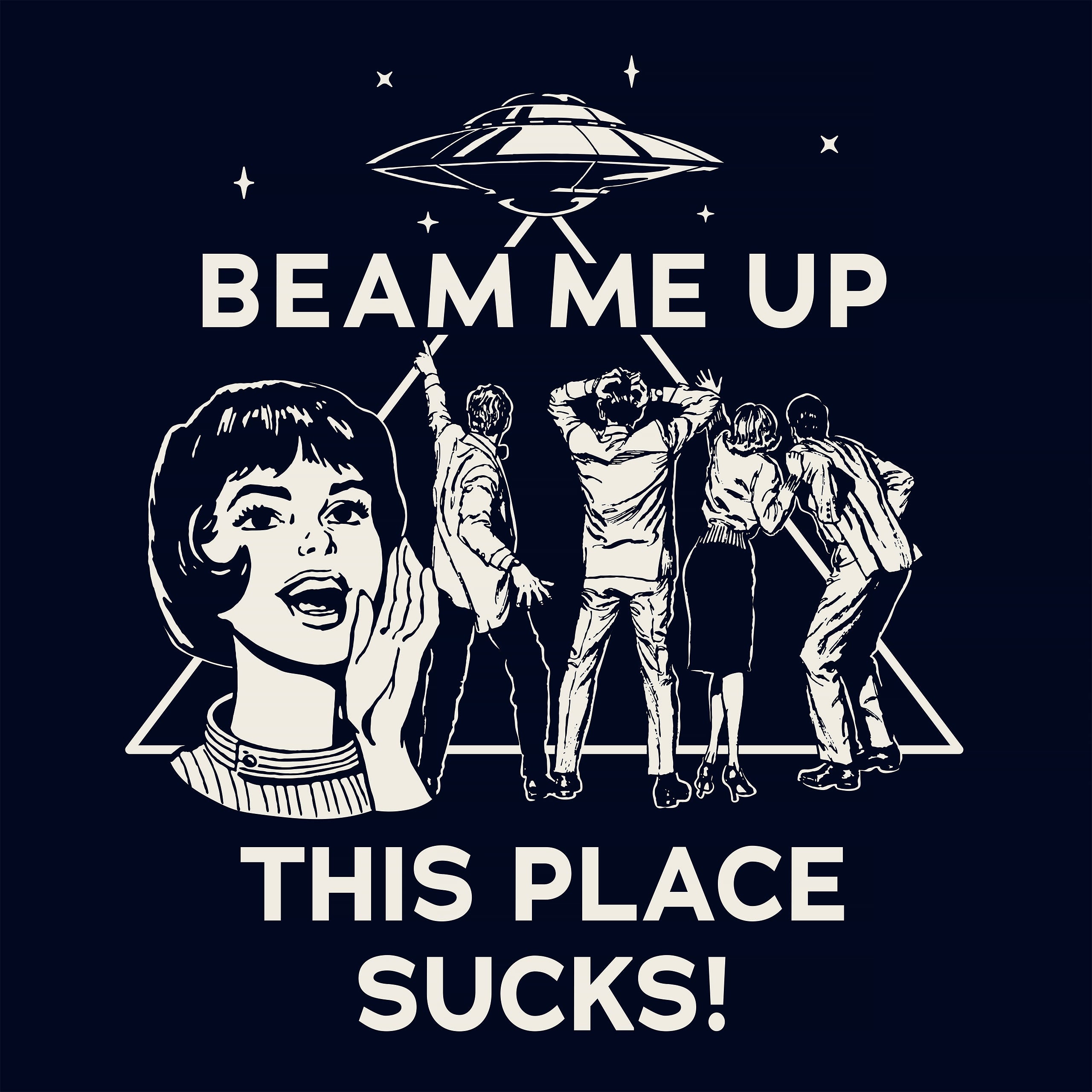 Produktbild Stranger Things - Beam Me Up T-Shirt