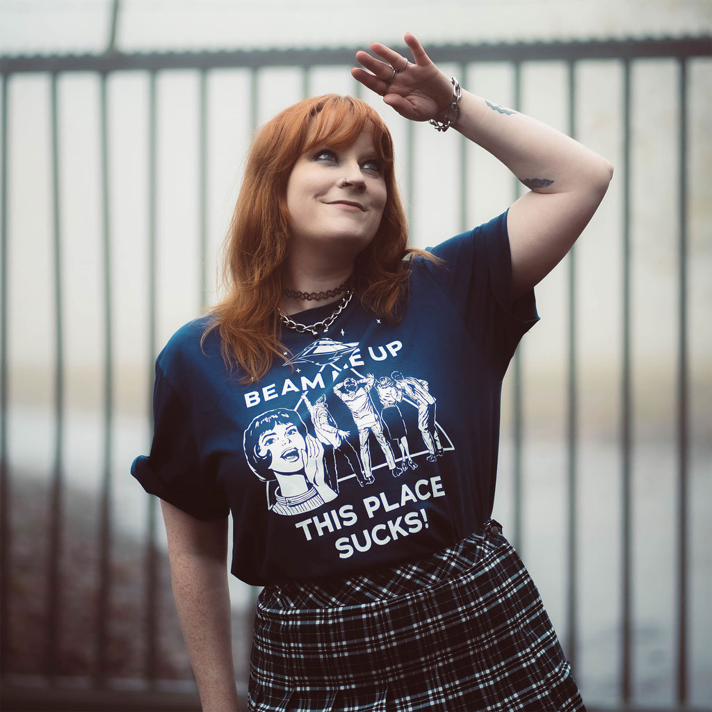 Produktbild Stranger Things - Beam Me Up T-Shirt