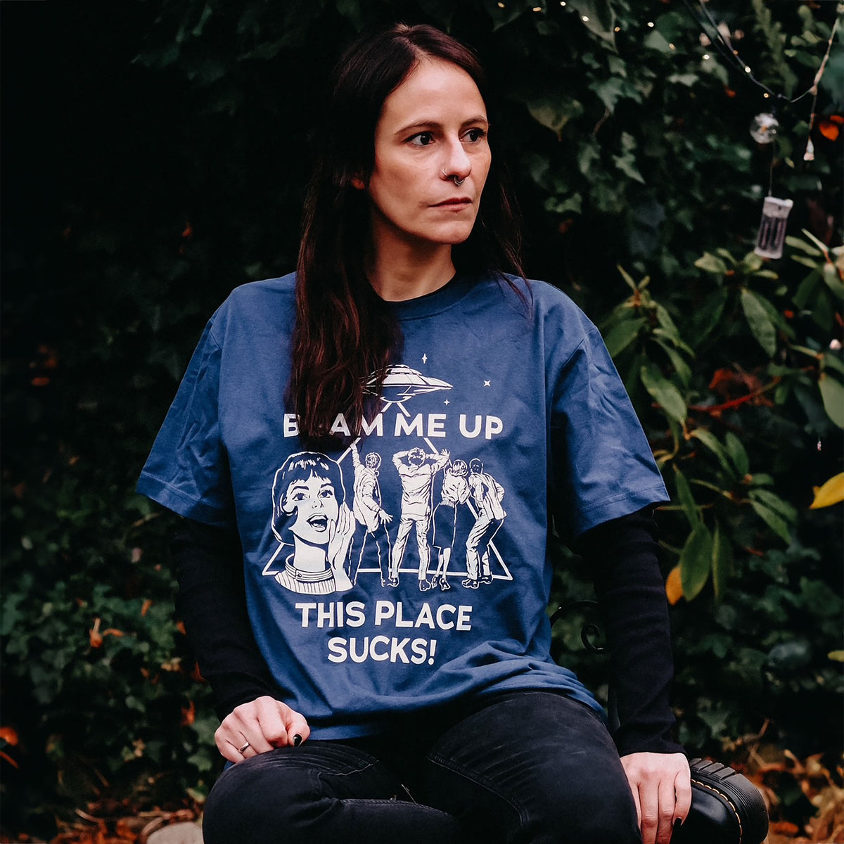 Produktbild Stranger Things - Beam Me Up T-Shirt