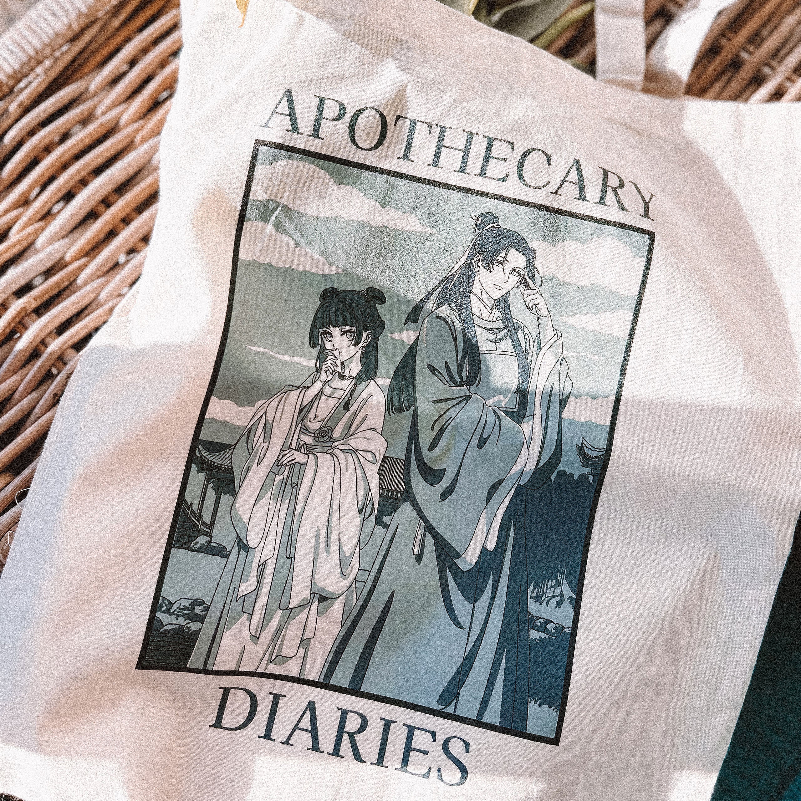 Produktbild Maomao und Jinshi Jutebeutel für Die Tagebücher der Apothekerin Fans