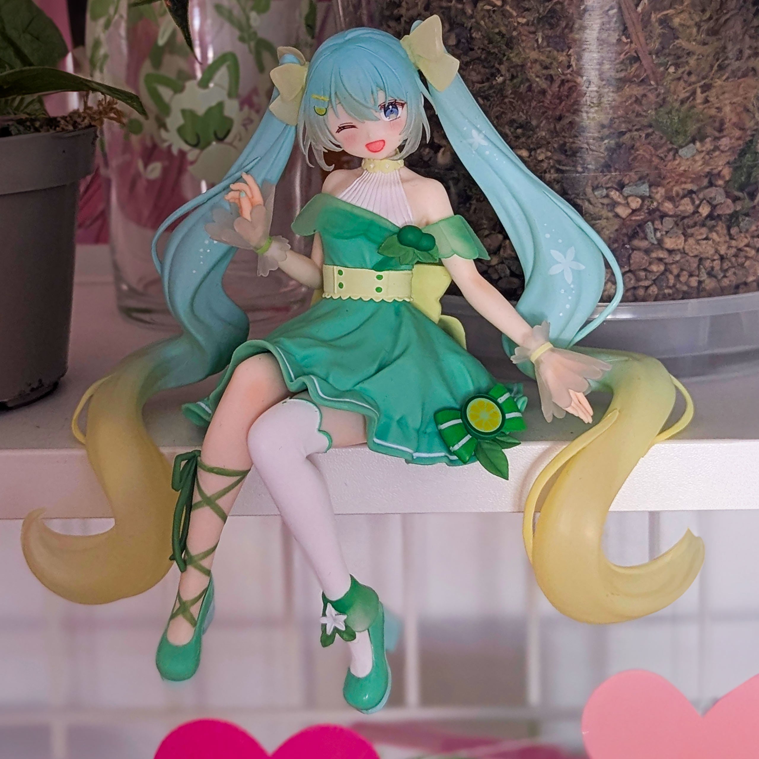 Produktbild Miku Lime Noodle Stopper Figur - Hatsune Miku