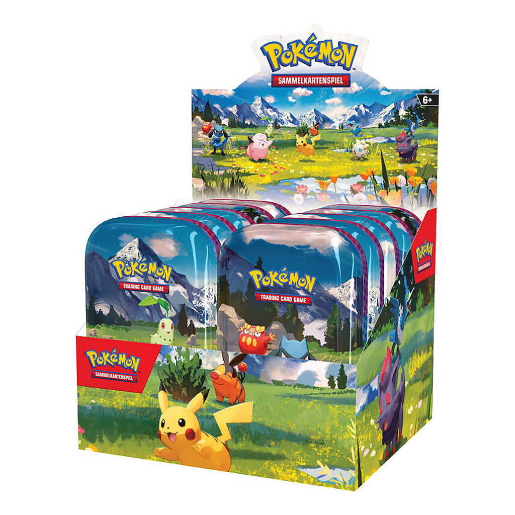 Produktbild Pokemon - Mega-Entwicklung Erhabene Helden Sammelkarten Tin Box 10er Display