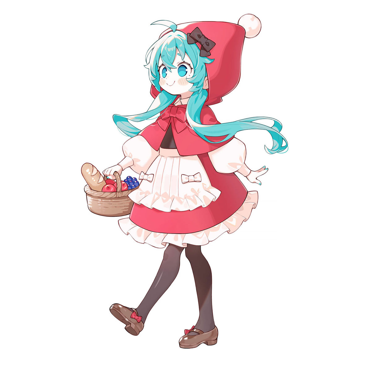 Produktbild Hatsune Miku - Miku Little Red Riding Hood Desktop Figur