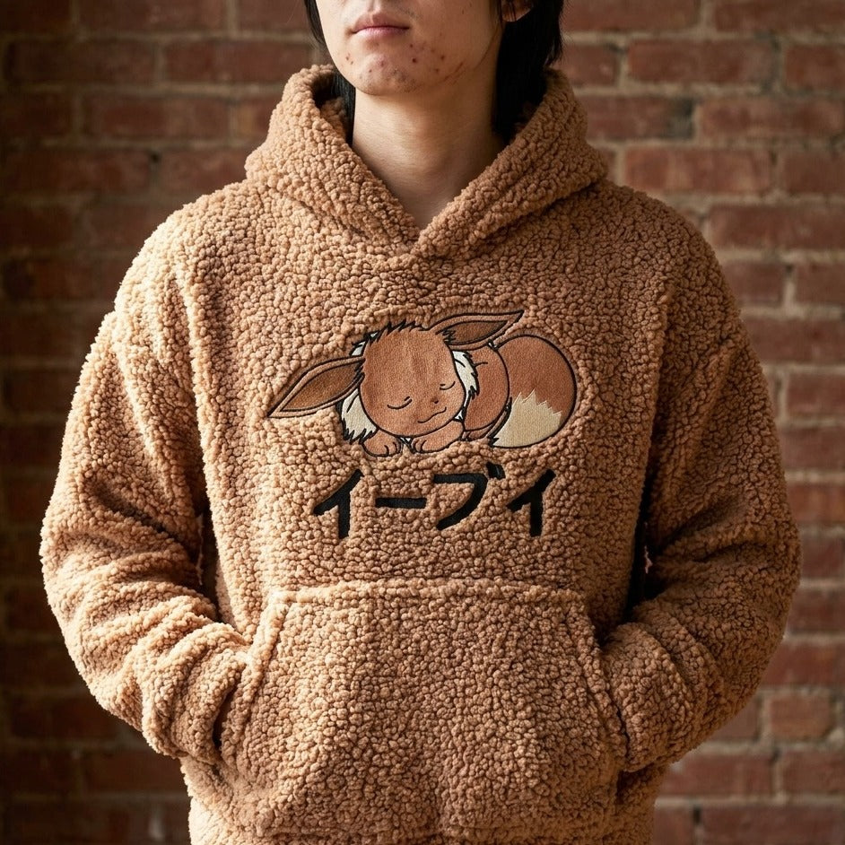 Produktbild Pokemon - Evoli Hoodie mit Teddyfell
