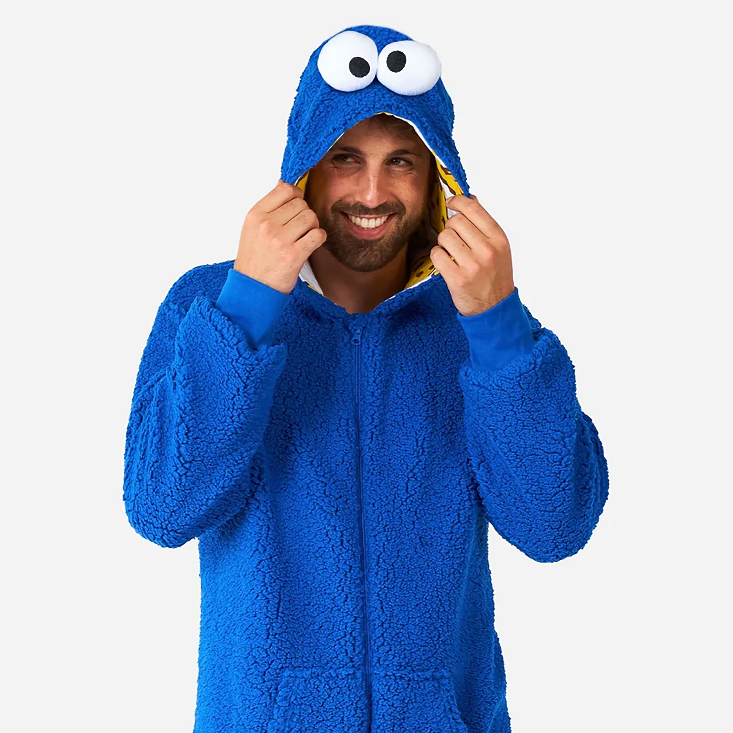Produktbild Sesamstraße - Cookie Monster Plüsch Onesie für Erwachsene