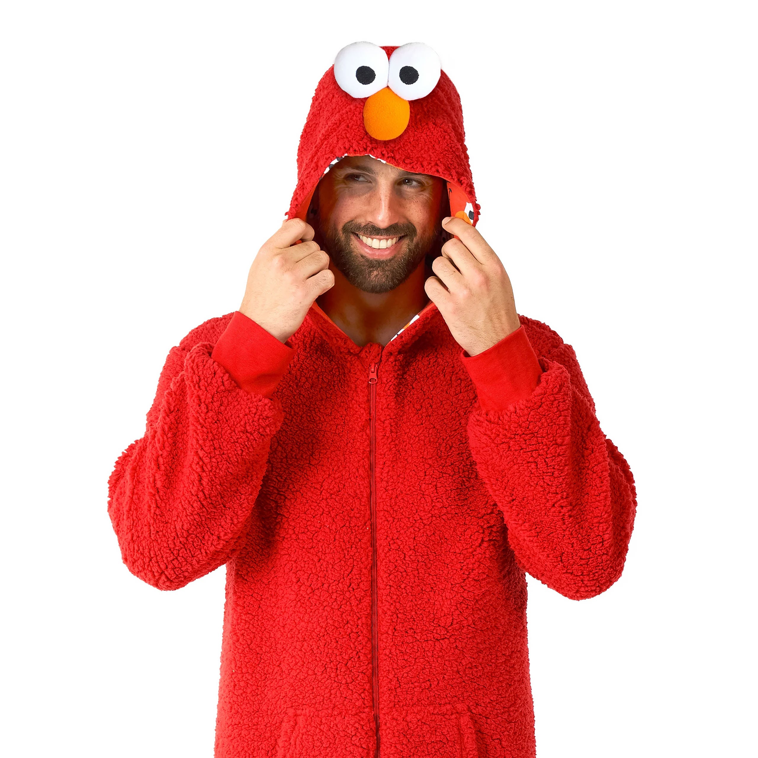 Produktbild Sesamstraße - Elmo Plüsch Onesie für Erwachsene