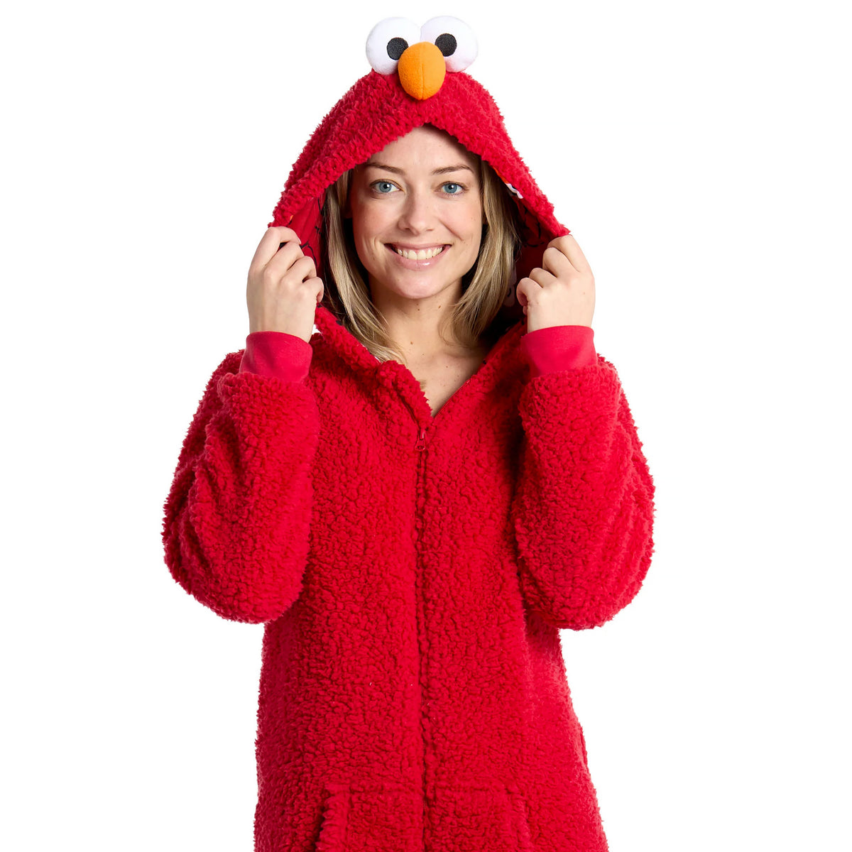 Produktbild Sesamstraße - Elmo Plüsch Onesie für Erwachsene