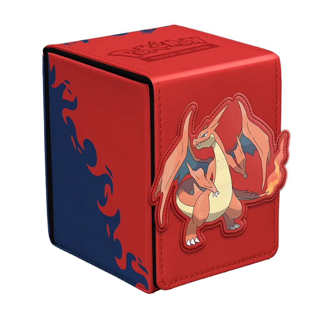 Produktbild Pokemon - Ultra Pro: Mega Charizard Y Alcov Flip Kartenhüllen Box für 100 Sammelkarten