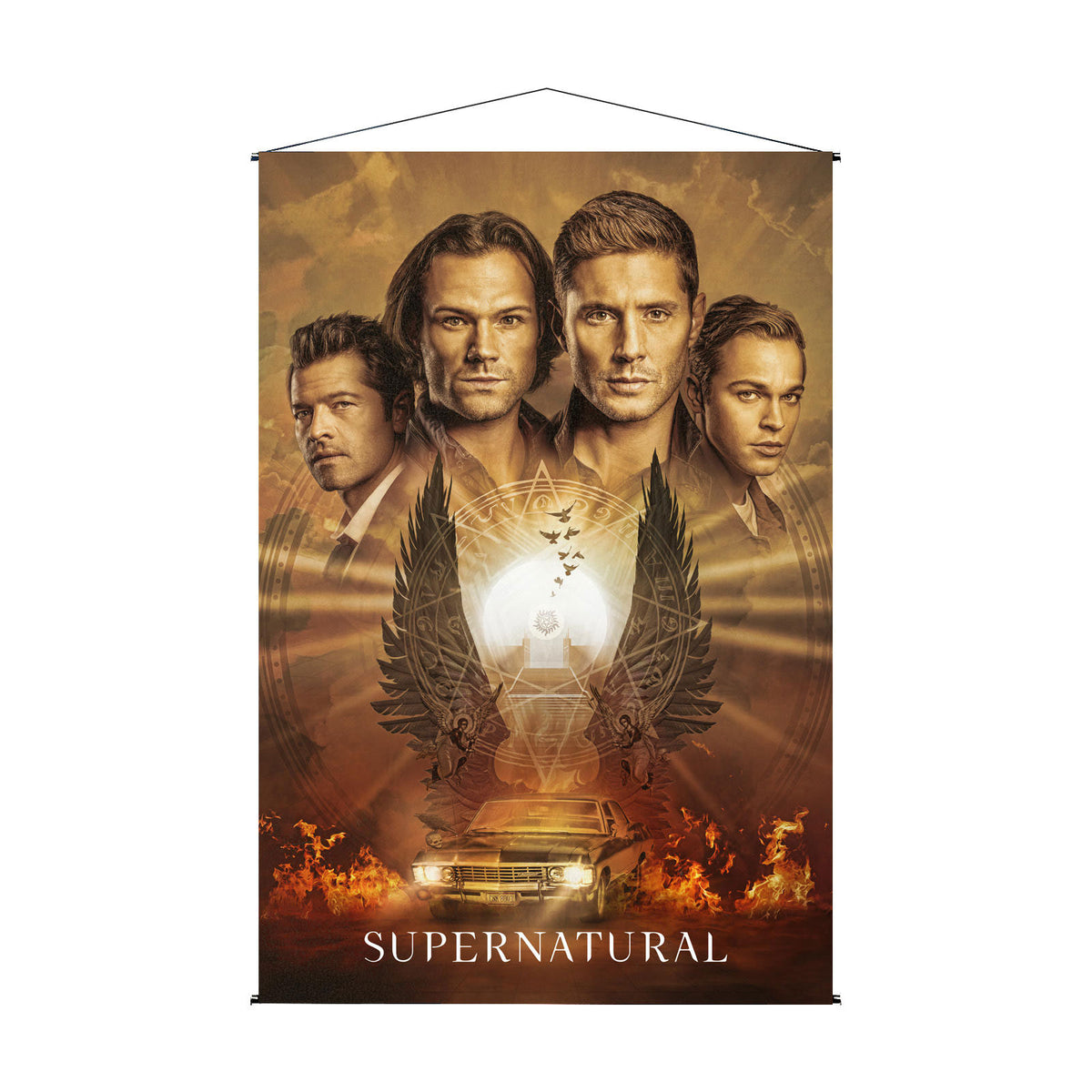 Produktbild Supernatural - Cast Wall Scroll