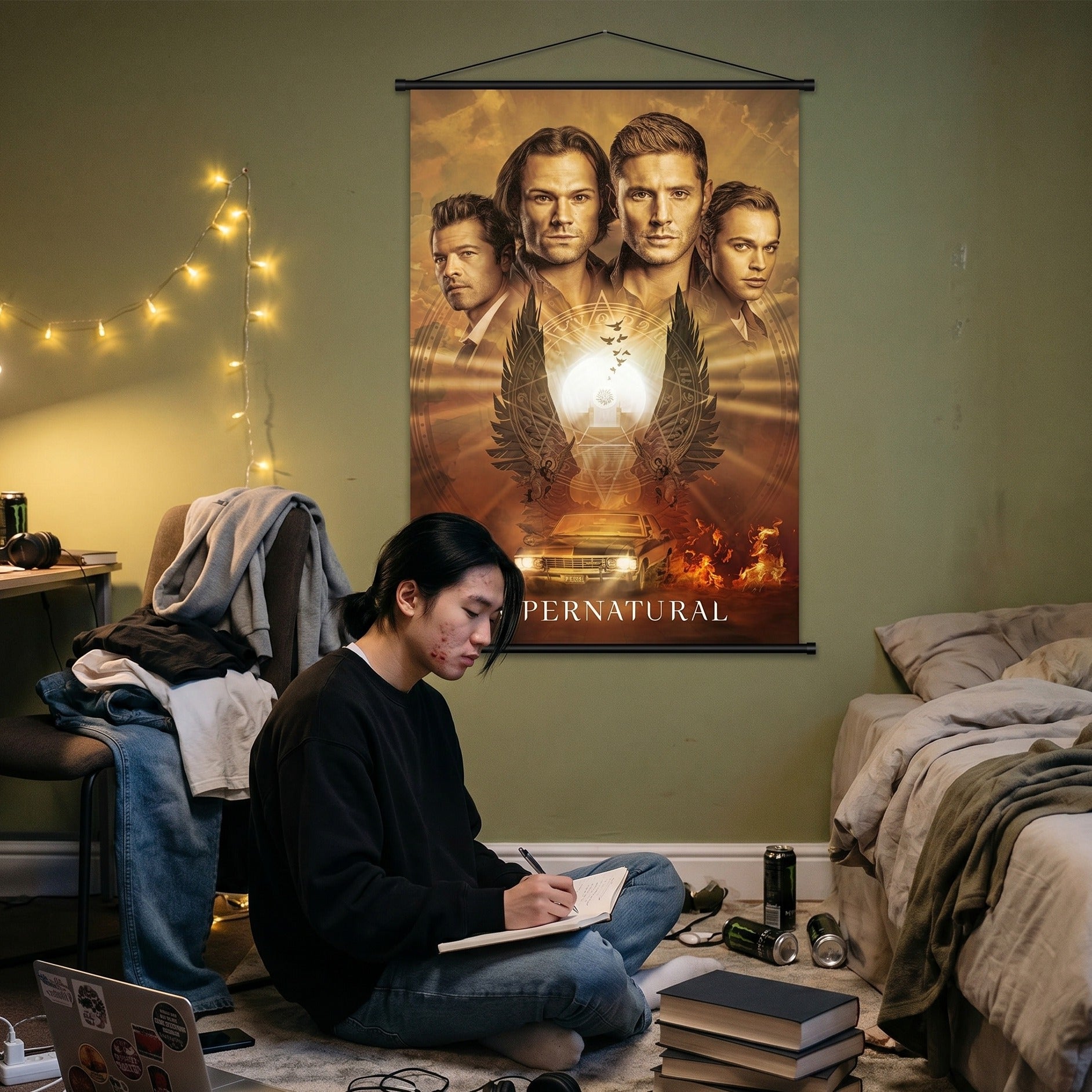 Produktbild Supernatural - Cast Wall Scroll
