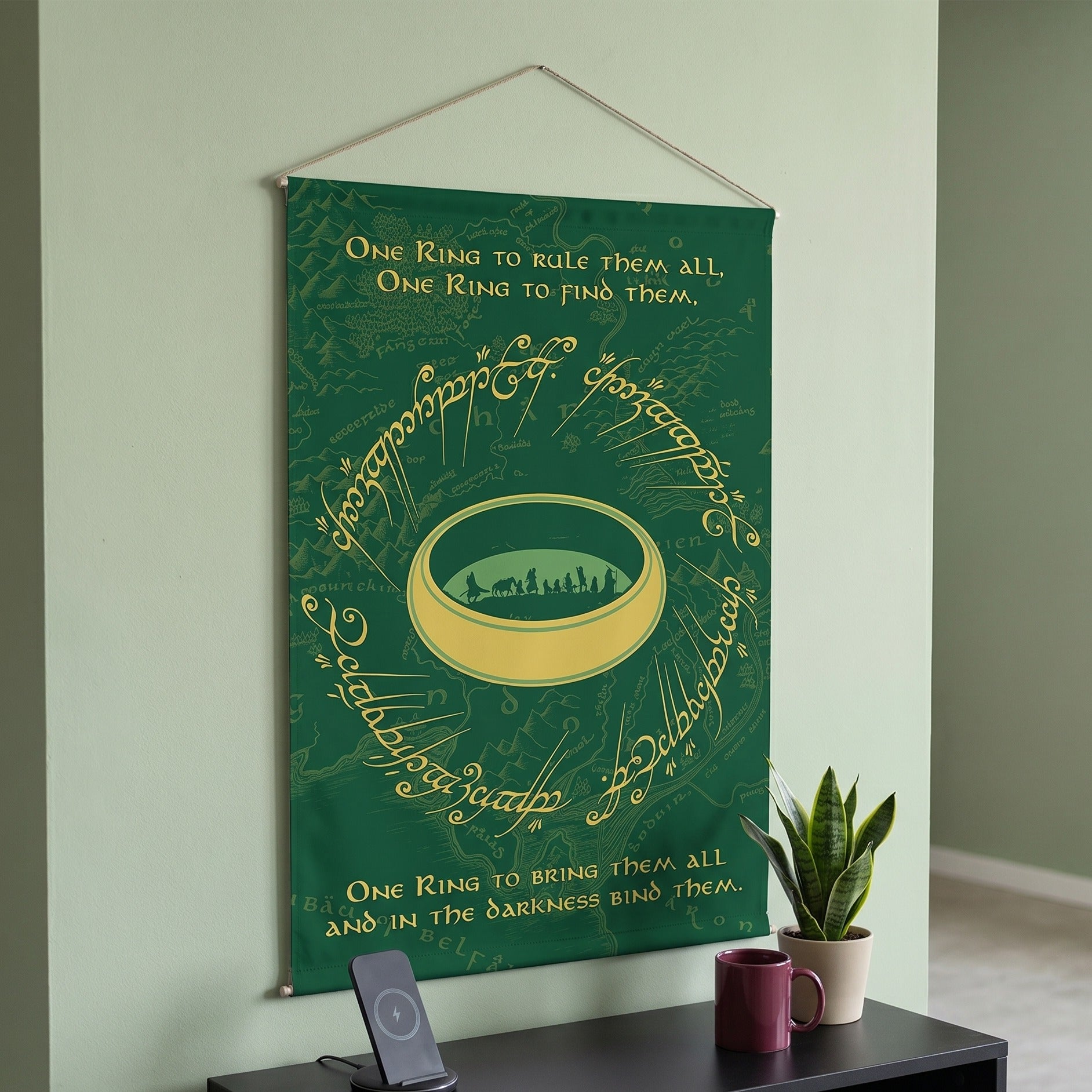 Product image The Lord of the Rings - The One Ring Wall Scroll