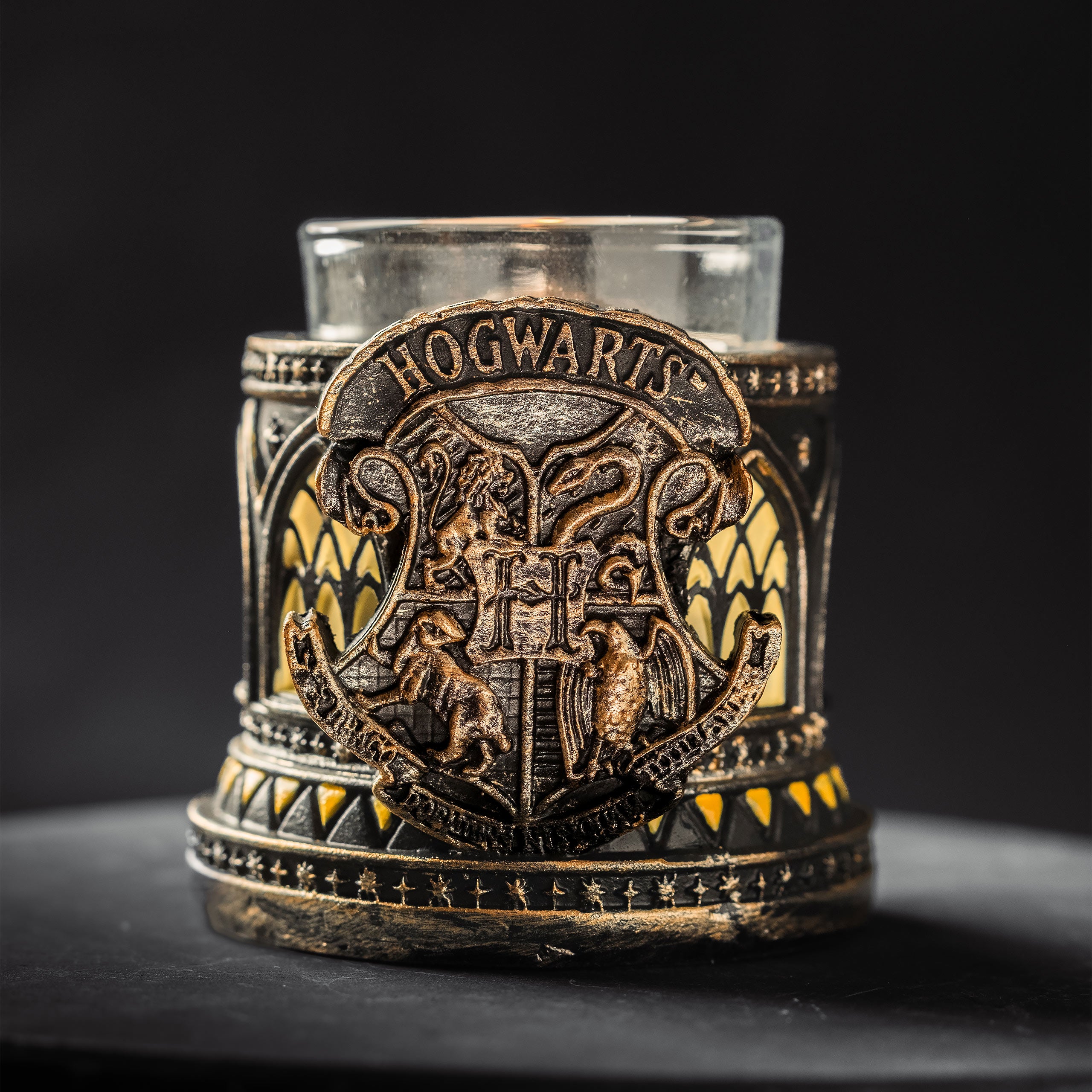 Produktbild Hufflepuff Teelichthalter - Harry Potter