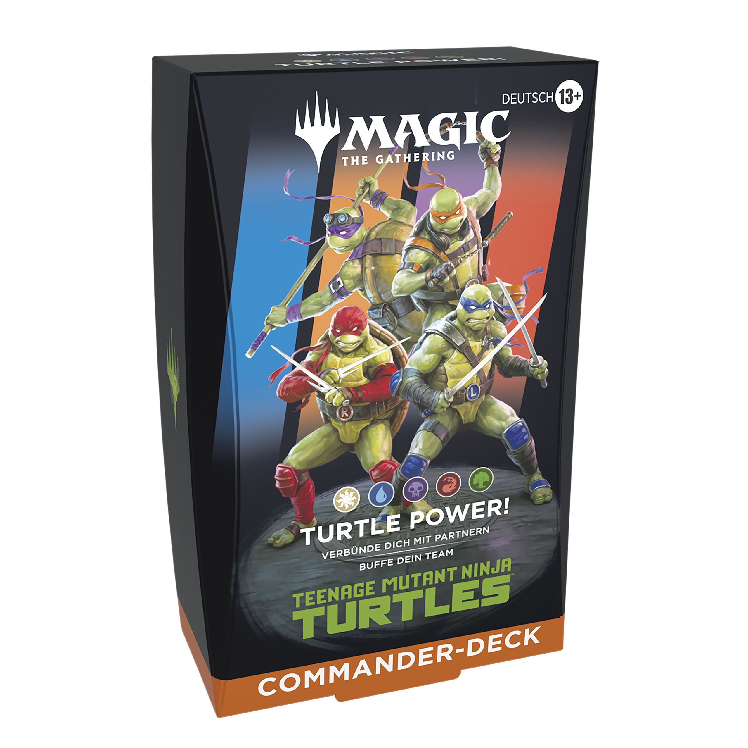 Produktbild Teenage Mutant Ninja Turtles - Turtle Power Commander Deck englische Version - Magic The Gathering