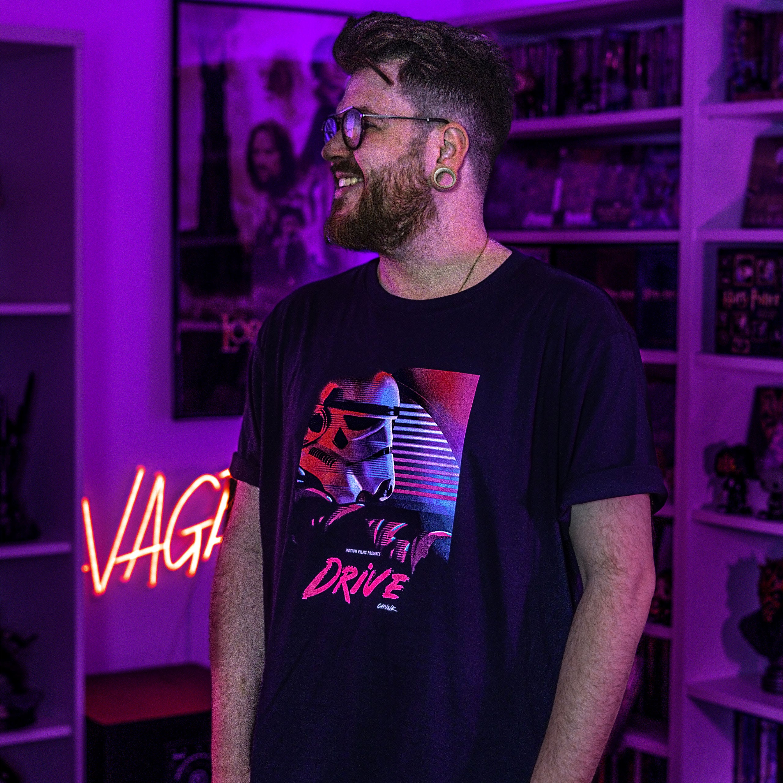 Produktbild Drive T-Shirt für Star Wars Fans blau