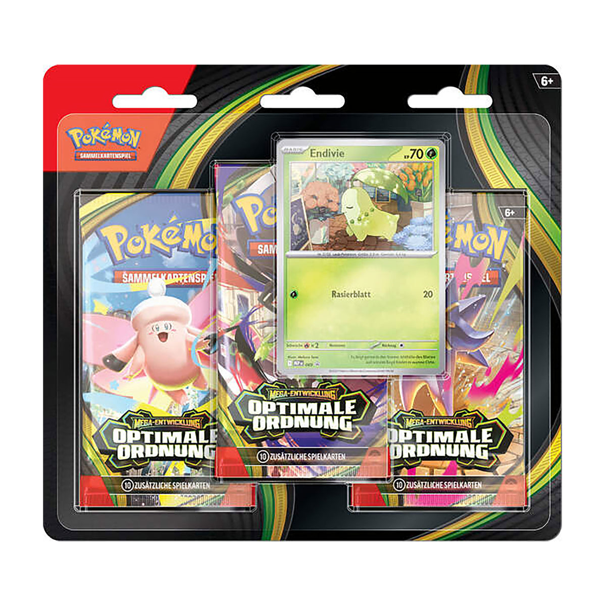 Produktbild Pokemon - Mega-Entwicklung Optimale Ordnung Booster 3er Pack