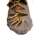 Produktbild Mittelalter Bundschuhe aus Nubukleder braun