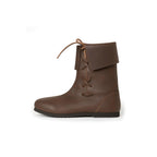 Produktbild Mittelalter Stulpenstiefel aus Nubukleder braun