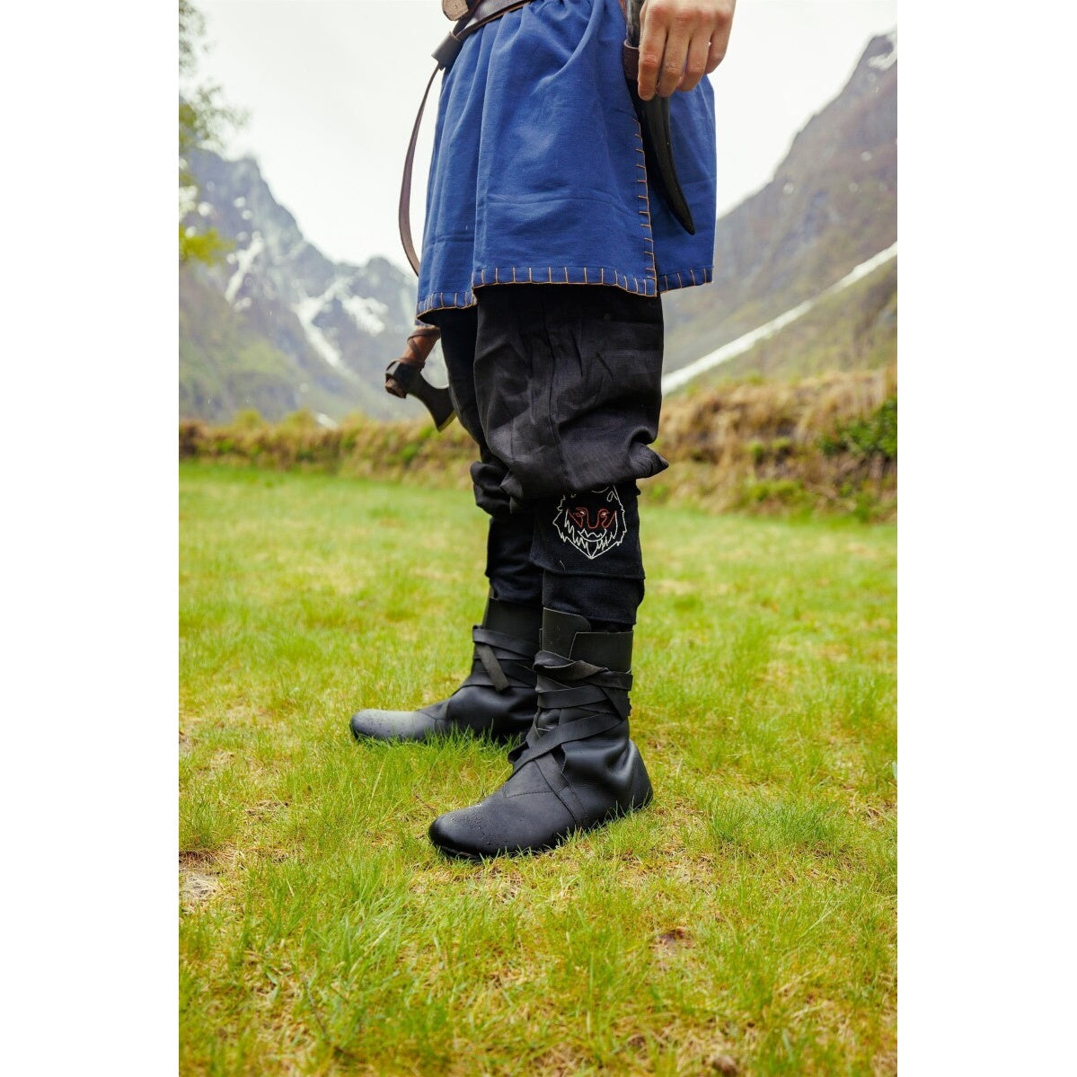 Produktbild Haithabu Stiefel aus Nubukleder Floki schwarz