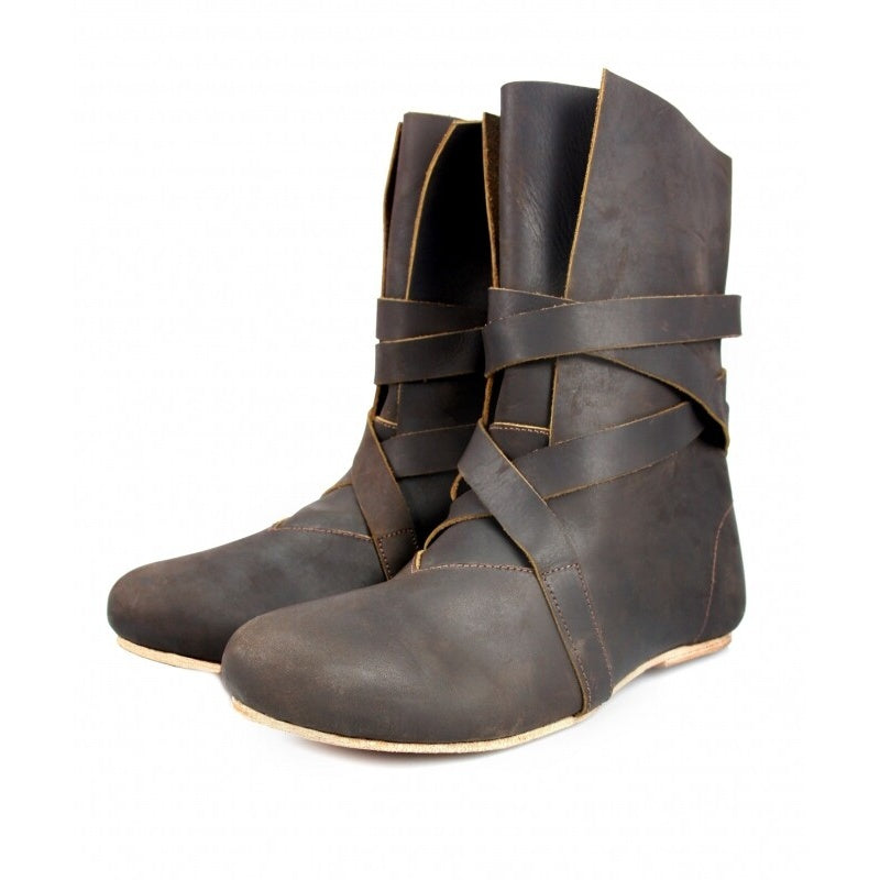Produktbild Mittelalter Haithabu Stiefel mit Ledersohle Sjur braun