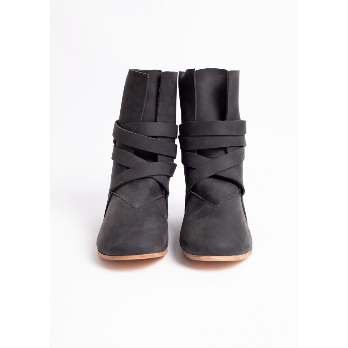 Produktbild Mittelalter Haithabu Stiefel mit Ledersohle Sjur schwarz