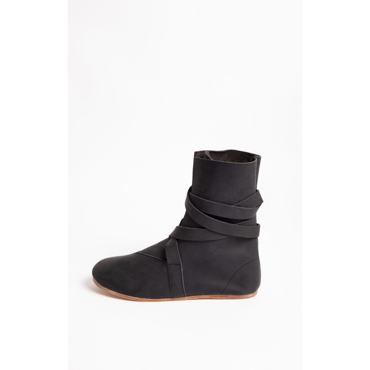 Produktbild Mittelalter Haithabu Stiefel mit Ledersohle Sjur schwarz
