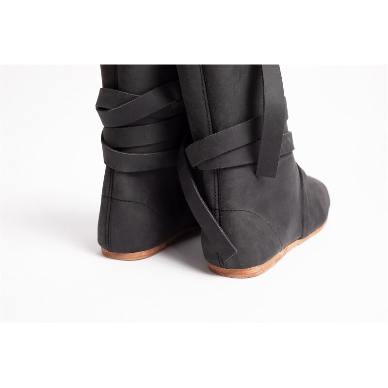 Produktbild Mittelalter Haithabu Stiefel mit Ledersohle Sjur schwarz