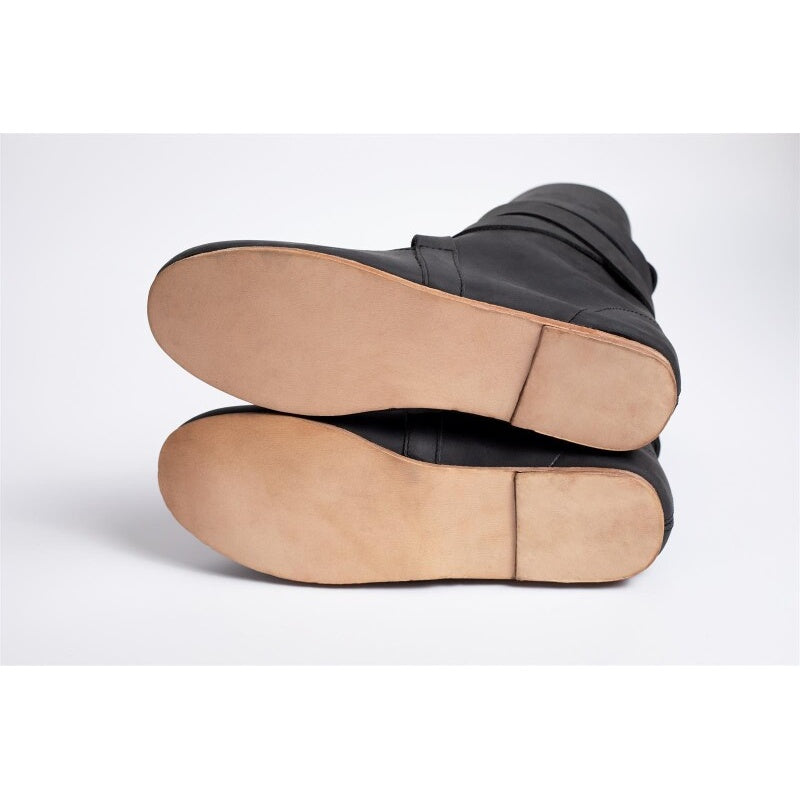 Produktbild Mittelalter Haithabu Stiefel mit Ledersohle Sjur schwarz
