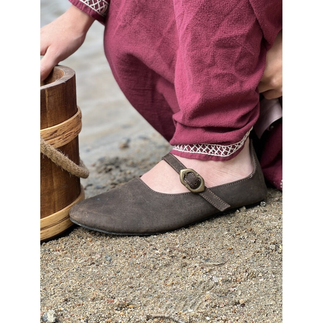 Produktbild Mittelalter Damenschuhe Rieke braun