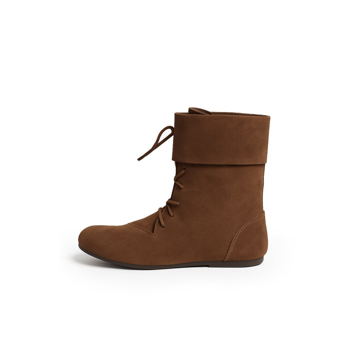 Produktbild Mittelalter Stiefel Aurin mit Stulpe braun