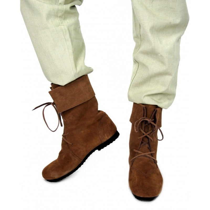 Produktbild Mittelalter Stiefel Aurin mit Stulpe braun