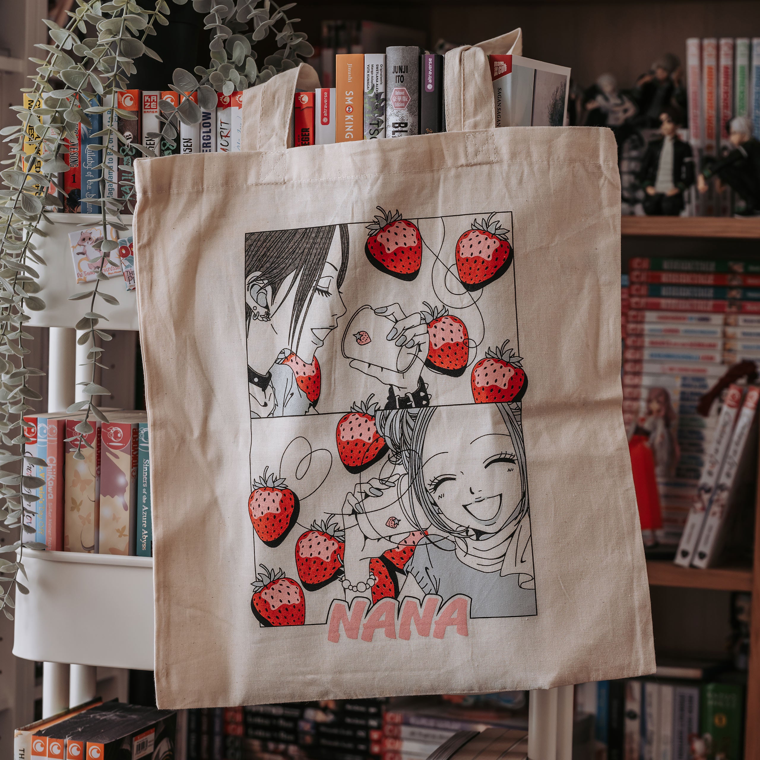 Produktbild Strawberry Cups Jutebeutel für Nana Fans
