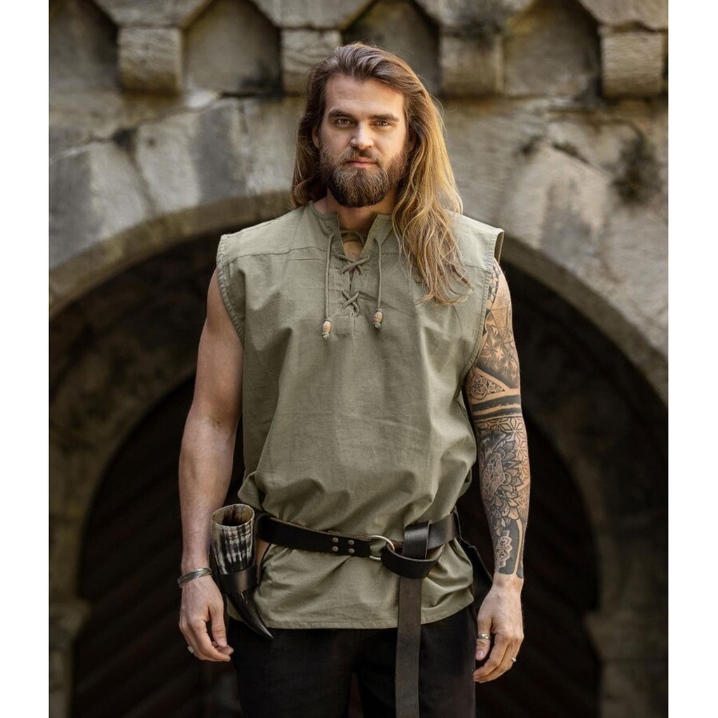Produktbild Mittelalter Schnürhemd Jean ärmellos