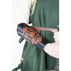 Produktbild Mittelalter Lederarmschiene Orm schwarz-braun